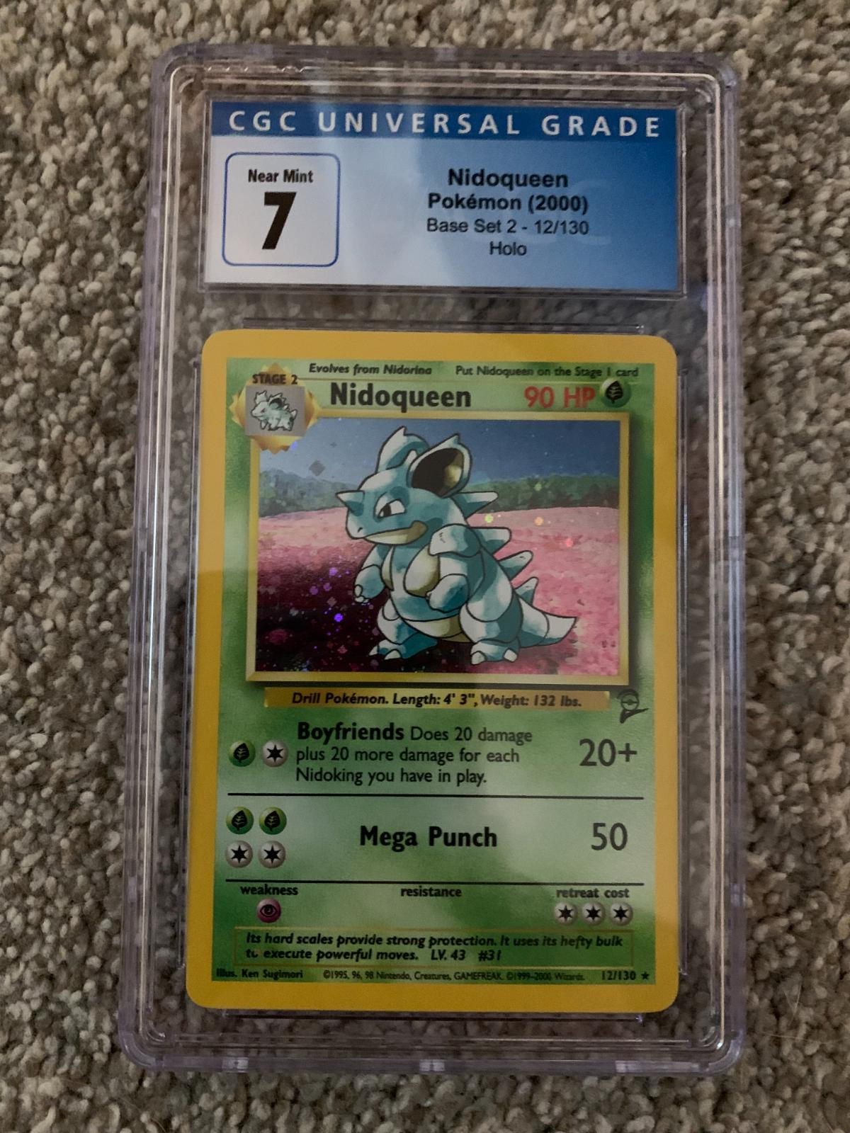 Nidoqueen | Graded 7 | Pokemon Base Set 2