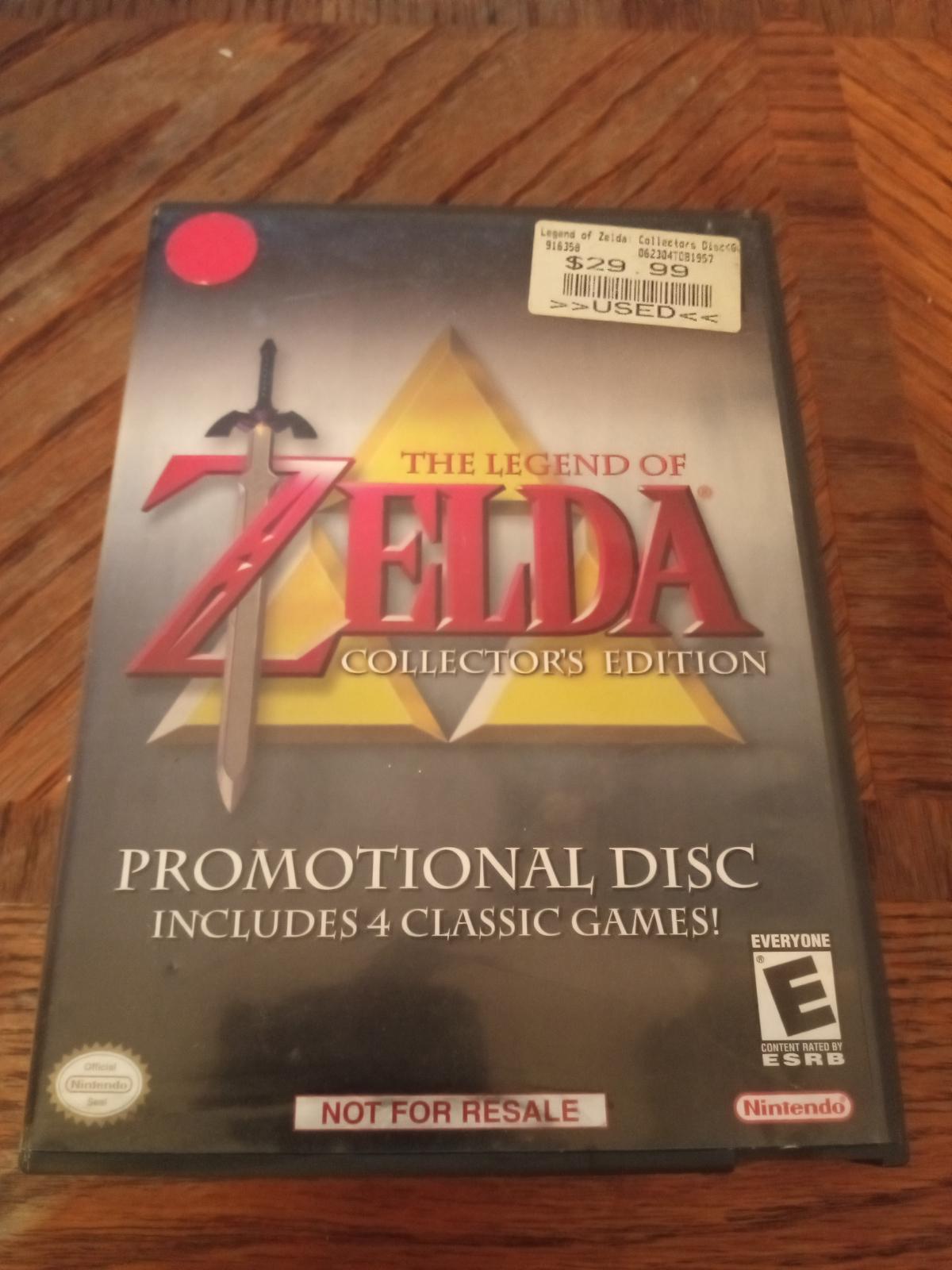 Zelda Collector's Edition Item, Box, and Manual Gamecube