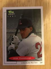 Jose Zambrano #34 Baseball Cards 1991 Classic Best Prices
