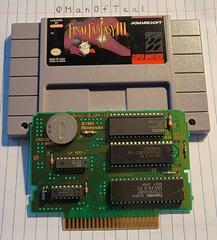 Cartridge And Circuit Board - Alternate Chipset | Final Fantasy III Super Nintendo