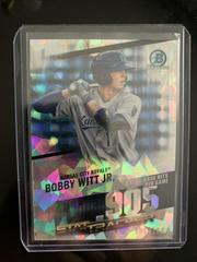 Bobby Witt Jr. [Atomic] Baseball Cards 2020 Bowman Chrome Stat Tracker Prices