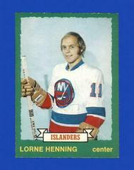 Lorne Henning Hockey Cards 1973 O-Pee-Chee Prices