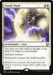 Timely Ward [Foil] Magic Commander Legends Prices