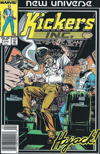 Kickers, Inc. [Newsstand] #6 (1987) Comic Books Kickers Inc