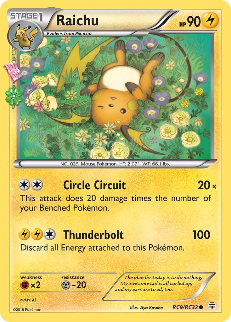 Raichu #RC9 Pokemon Generations