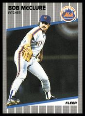 Bob McClure #42 Baseball Cards 1989 Fleer Prices