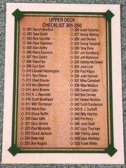 Checklist #301-400 #697 Baseball Cards 1989 Upper Deck Prices