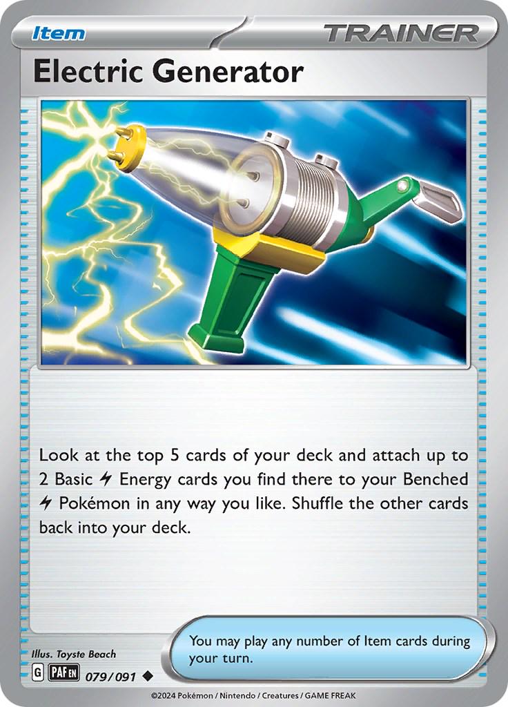 Electric Generator #79 Pokemon Paldean Fates