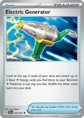 Electric Generator #79 Pokemon Paldean Fates Prices