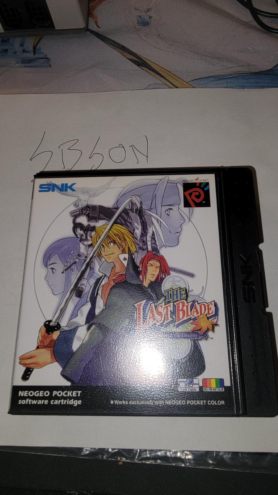 Last Blade Item, Box, and Manual Neo Geo Pocket Color