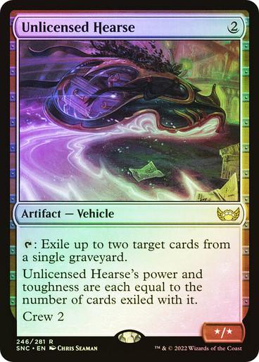 Unlicensed Hearse [Foil] #246 Magic Streets of New Capenna