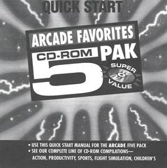 Arcade Favorites CD-ROM 5 Pack PC Games Prices