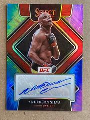 Anderson Silva [Tie Dye] #SG-ASV Ufc Cards 2022 Panini Select UFC Signatures Prices