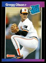 Gregg Olson Baseball Cards 1989 Donruss Prices