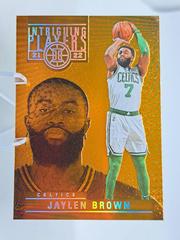 Jaylen Brown [Orange] #5 Basketball Cards 2021 Panini Illusions Intriguing Players Prices