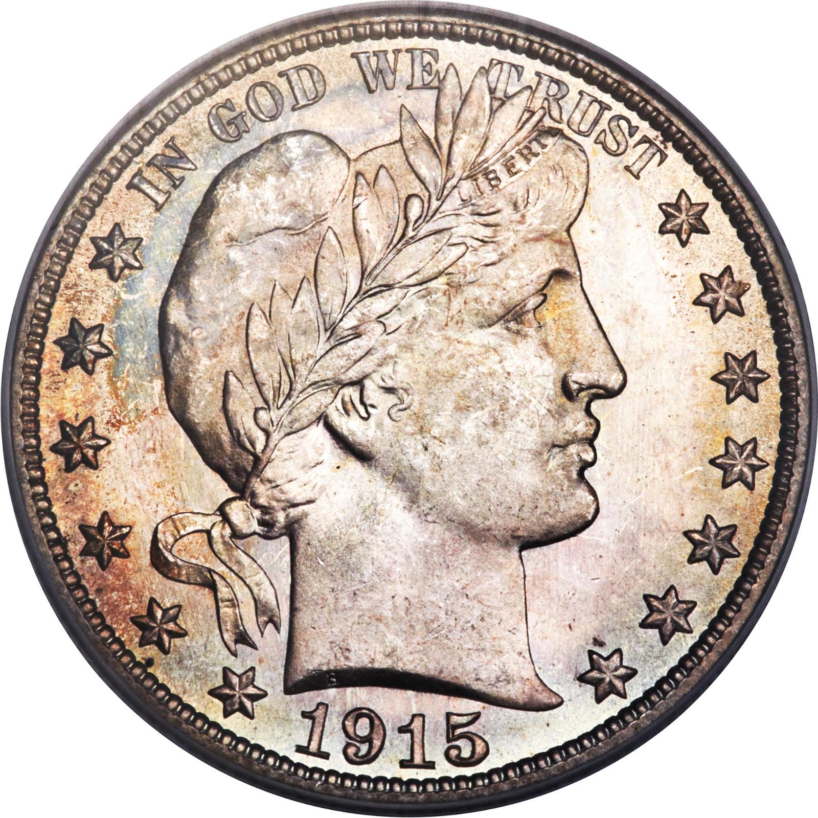 1915 S Coins Barber Half Dollar