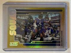 Baltimore Ravens [Gold Zone] #S11 Football Cards 2022 Panini Score Squad Prices