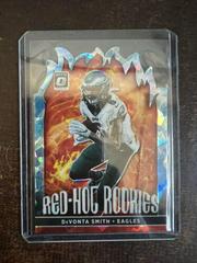 DeVonta Smith [Ice] #RHR-3 Football Cards 2021 Panini Donruss Optic Red Hot Rookies Prices
