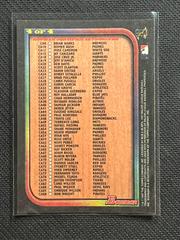 Back | Checklist [CA4-CA88] Baseball Cards 1997 Bowman