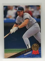 Wade Boggs #285 Baseball Cards 1993 Leaf Prices