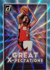Jalen Green [Holo Teal Laser] #11 Basketball Cards 2021 Panini Donruss Great X Pectations Prices