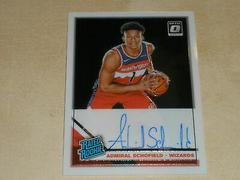 Admiral Schofield [Autograph] #187 Basketball Cards 2019 Panini Donruss Optic Prices