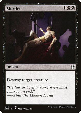 Murder #47 Magic Zendikar Rising Commander