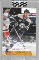 Liam Foudy Hockey Cards 2020 Upper Deck Clear Cut Canvas Signatures Prices