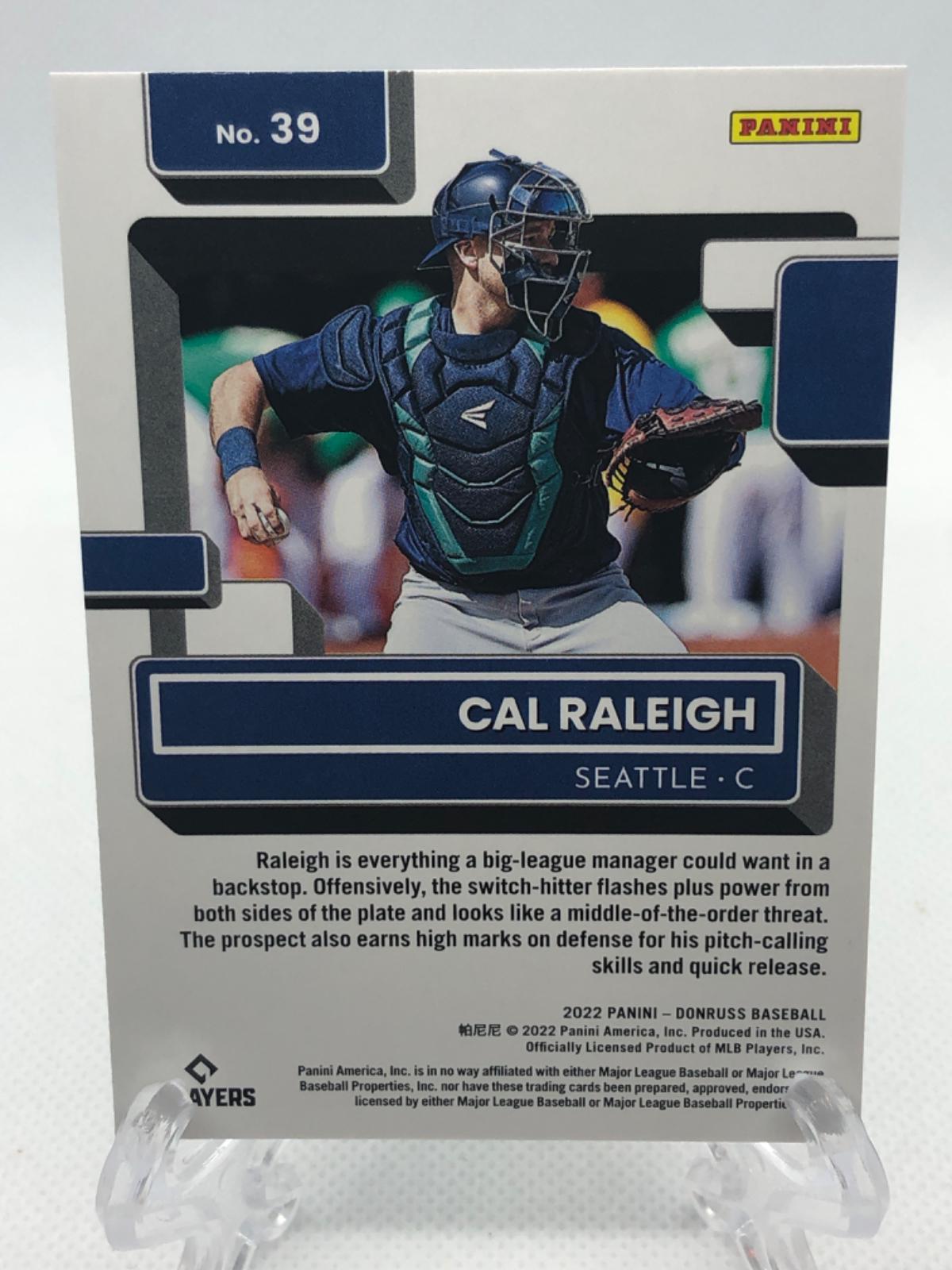 Cal Raleigh 39 Prices [Rookie] 2022 Panini Donruss Baseball Cards