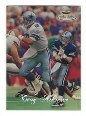 Troy Aikman [Class 2 Black] #5 Football Cards 1998 Topps Gold Label Prices