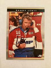 Randy Lewis #44 Racing Cards 1992 All World Prices
