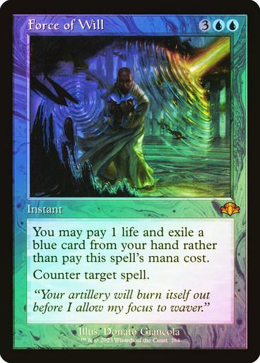 Force Of Will [Retro Foil] #284 Magic Dominaria Remastered