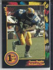 TERRY BAGSBY #145 Football Cards 1991 Wild Card College Draft Picks Prices