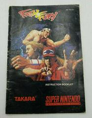 Fatal Fury - Manual | Fatal Fury Super Nintendo