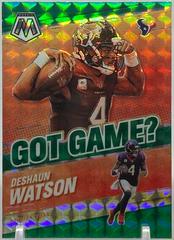 Deshaun Watson [Green Prizm] #GG-3 Football Cards 2021 Panini Mosaic Got Game Prices