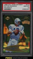 Peyton Manning [HoloGold] #212 Football Cards 1998 Collector's Edge Odyssey Prices