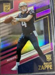 Bailey Zappe [Pink] Football Cards 2022 Panini Donruss Elite Prices
