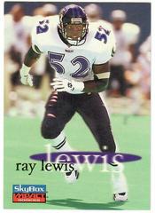 Ray Lewis #6 Football Cards 1996 Skybox Impact Rookies Prices