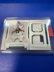 Kyle Lauletta [Emerald] Football Cards 2018 National Treasures Rookie Dual Materials Prices