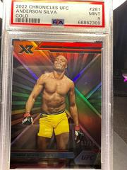 Anderson Silva [Gold] #281 Ufc Cards 2022 Panini Chronicles UFC Prices