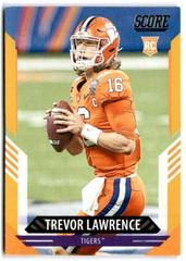 Trevor Lawrence [Gold] Football Cards 2021 Panini Score Prices