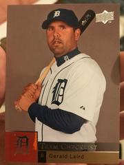 Gerald Laird #995 Baseball Cards 2009 Upper Deck Prices