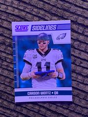 Carson Wentz #2 Football Cards 2018 Score Sidelines Prices