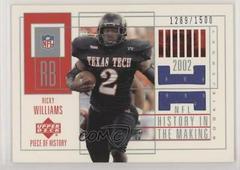 Ricky Williams [Game Jersey] Football Cards 2002 Upper Deck Piece of History Prices