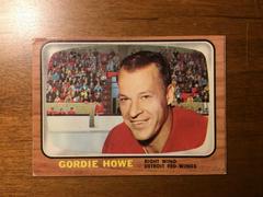 Gordie Howe #109 Hockey Cards 1966 Topps Prices