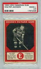 Walter Jackson Hockey Cards 1933 V252 Canadian Gum Prices