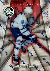 Mats Sundin [Platinum Red] Hockey Cards 1997 Pinnacle Totally Certified Prices