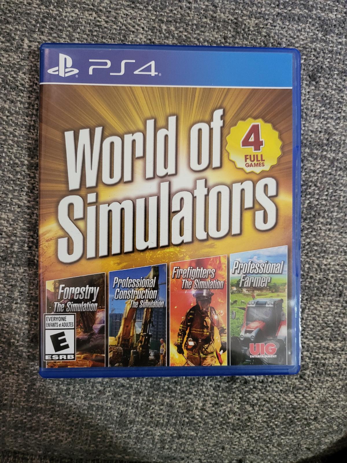 World of Simulators Item, Box, and Manual Playstation 4