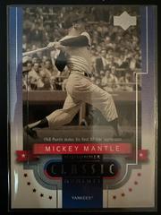 Mickey Mantle Baseball Cards 2001 Upper Deck Classic Midsummer Moments Prices