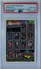 Winner A [Redemption Card] Hockey Cards 1993 Topps Premier Black Gold Prices
